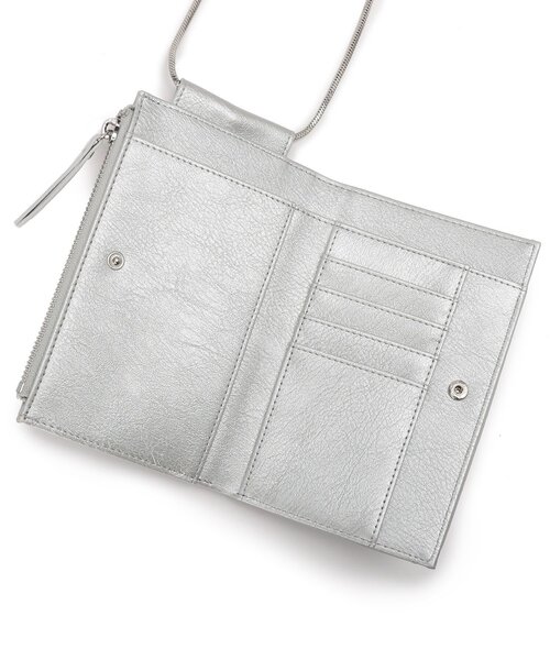 SHOO・LA・RUE（シューラルー）の「◆チェーンショルダー付きウォレット（財布・レディース・ブラック/シルバー/イエロー/ブロンズ・00）」の14枚目の写真