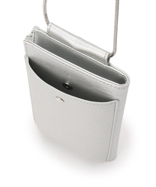 SHOO・LA・RUE（シューラルー）の「◆チェーンショルダー付きウォレット（財布・レディース・ブラック/シルバー/イエロー/ブロンズ・00）」の6枚目の写真