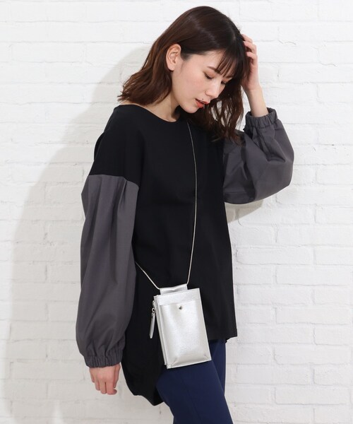 SHOO・LA・RUE（シューラルー）の「◆チェーンショルダー付きウォレット（財布・レディース・ブラック/シルバー/イエロー/ブロンズ・00）」の7枚目の写真