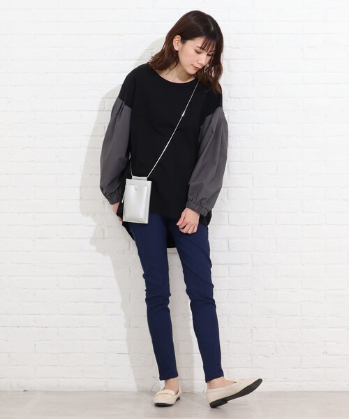 SHOO・LA・RUE（シューラルー）の「◆チェーンショルダー付きウォレット（財布・レディース・ブラック/シルバー/イエロー/ブロンズ・00）」の9枚目の写真