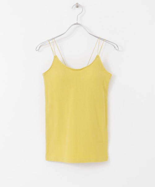 SENSE OF PLACE by URBAN RESEARCH（センスオブプレイスバイアーバンリサーチ）の「ダブルストラップカップツキキャミソール（キャミソール・レディース・イエロー/ブラック/ライトベージュ/ベージュ/ホワイト系その他/ブラウン・ONE）」の16枚目の写真