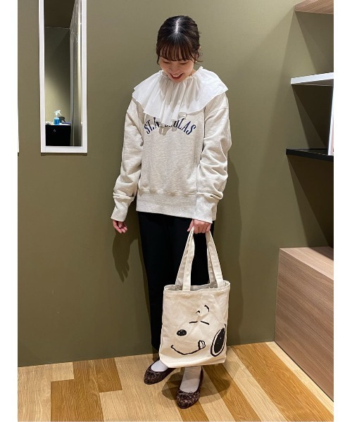 Furryrate（ファーリーレート）の「・furry rate フリルネックプルオーバー＊（Tシャツ/カットソー・レディース・オフホワイト/ブラック/ベージュ・FREE）」の11枚目の写真