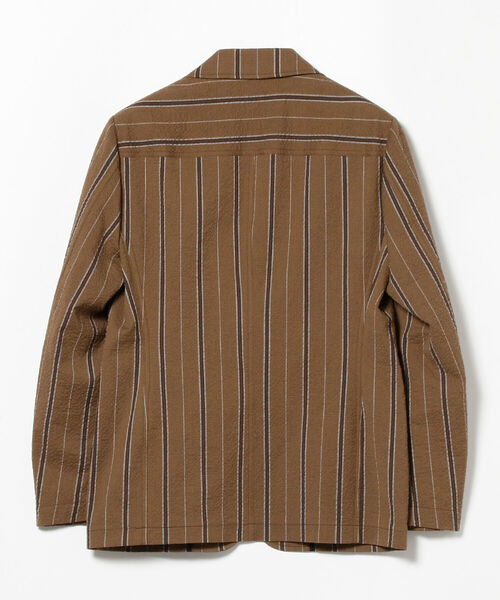 T-JACKET（ティージャケット）の「T-JACKET / シアサッカー ストライプ ジャケット（その他アウター・メンズ・ブラウン・MEDIUM/SMALL）」の10枚目の写真