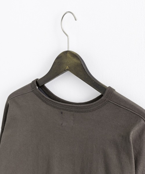 KRIFF MAYER（クリフメイヤー）の「KRIFF MAYER クリフメイヤー オーバーサイズ 接触冷感 ロングTシャツ（Tシャツ/カットソー・メンズ・チャコール/ベージュ/レッド/イエロー/グリーン・M/L/XL）」の8枚目の写真