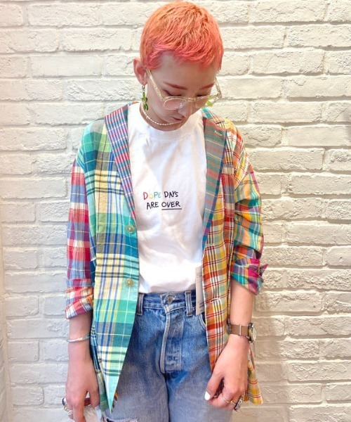 Ray BEAMS(レイビームス)の「Encre. / DopeDays Tシャツ(Tシャツ/カットソー・レディース・ホワイト・SMALL)」の1枚目の写真