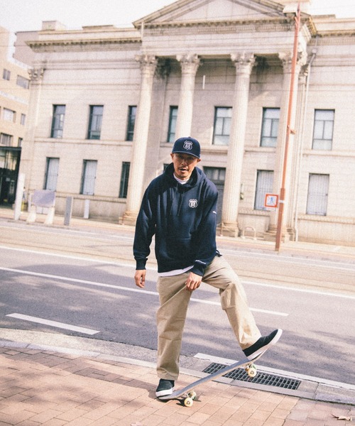 Back Channel（バックチャンネル）の「DRY PULLOVER PARKA（パーカー・メンズ・ブラック/ネイビー/ミックスグレー・SMALL/MEDIUM/LARGE/X-LARGE/XX-LARGE）」の4枚目の写真