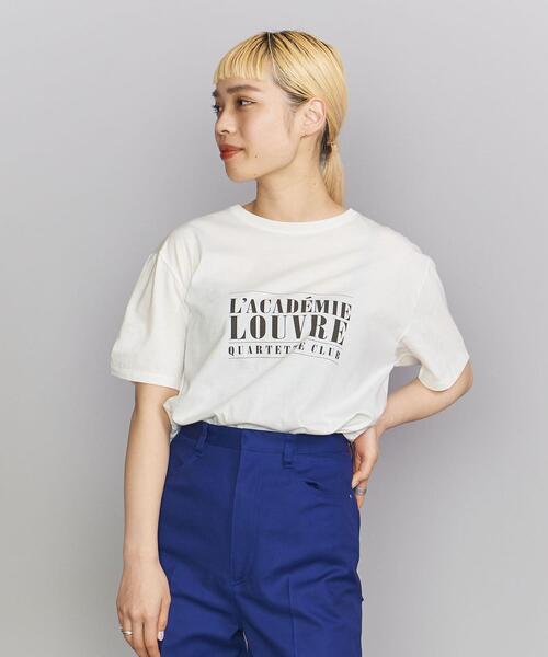 BEAUTY&YOUTH UNITED ARROWS（ビューティーアンドユースユナイテッドアローズ）の「BY コットン天竺 プリント Tシャツ -ウォッシャブル-（Tシャツ/カットソー・レディース・ホワイト/ライトブルー/ダークグレー・FREE）」の21枚目の写真