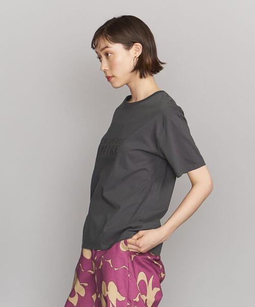 BEAUTY&YOUTH UNITED ARROWS（ビューティーアンドユースユナイテッドアローズ）の「BY コットン天竺 プリント Tシャツ -ウォッシャブル-（Tシャツ/カットソー・レディース・ホワイト/ライトブルー/ダークグレー・FREE）」の15枚目の写真