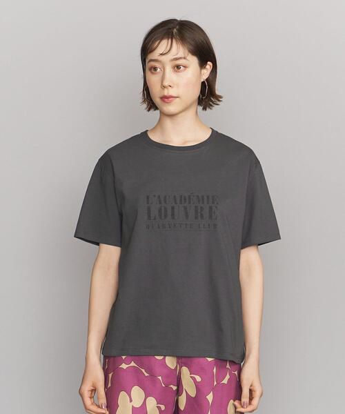 BEAUTY&YOUTH UNITED ARROWS（ビューティーアンドユースユナイテッドアローズ）の「BY コットン天竺 プリント Tシャツ -ウォッシャブル-（Tシャツ/カットソー・レディース・ホワイト/ライトブルー/ダークグレー・FREE）」の17枚目の写真