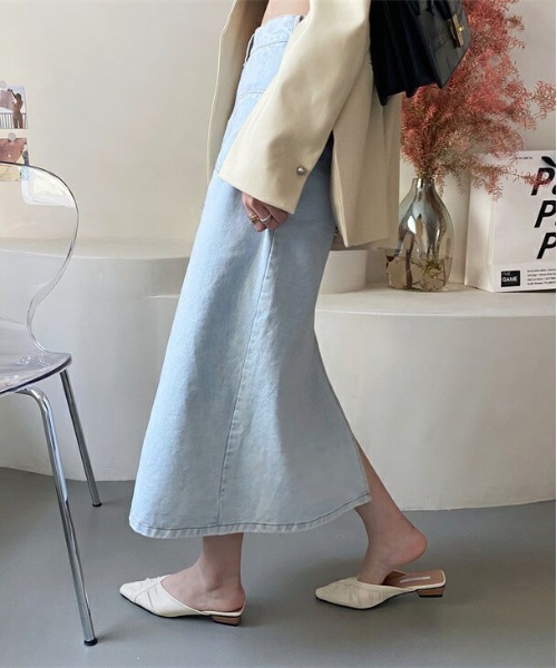 AMELY(エミリー)の「タックバブーシュ(パンプス・レディース・カーキブラウン/ベージュ/ブルー・38/35/36/37/39)」の7枚目の写真