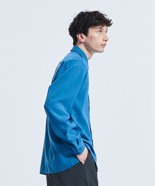 UNITED TOKYO（ユナイテッドトウキョウ）の「ドライタッチリネンライクLSシャツ（シャツ/ブラウス・メンズ・ホワイト/ブラック/ベージュ/ブルー/タン/グレー・1/2/3）」の19枚目の写真