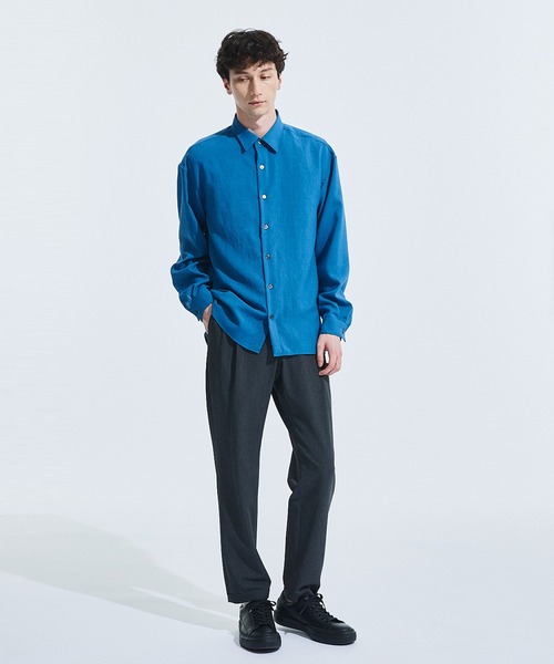 UNITED TOKYO（ユナイテッドトウキョウ）の「ドライタッチリネンライクLSシャツ（シャツ/ブラウス・メンズ・ホワイト/ブラック/ベージュ/ブルー/タン/グレー・1/2/3）」の17枚目の写真