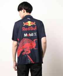 ほぼ新品　レッドブル　レーシング　プーマ　ポロシャツ　2022　速乾　紺　Ｍ ほぼ新品 レッドブル レーシング プーマ ポロシャツ 2022 速乾