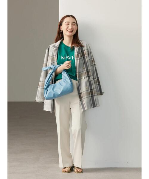 AMERICAN HOLIC(アメリカンホリック)の「ロゴカット半袖プルオーバー(Tシャツ/カットソー・レディース・オフホワイト/グリーン/ネイビー/アイボリー・L/M)」の15枚目の写真