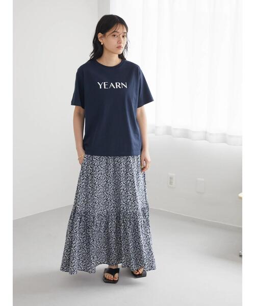 AMERICAN HOLIC(アメリカンホリック)の「ロゴカット半袖プルオーバー(Tシャツ/カットソー・レディース・オフホワイト/グリーン/ネイビー/アイボリー・L/M)」の22枚目の写真