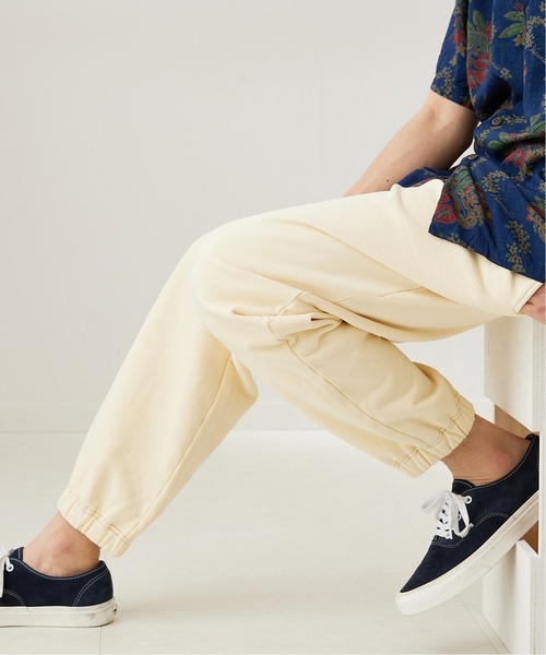 417 EDIFICE（フォーワンセブンエディフィス）の「【fosterr / フォスター】アスレティックリブパンツ（スウェットパンツ・メンズ・ネイビー/アイボリー/ブラック系その他・MEDIUM/LARGE）」の9枚目の写真