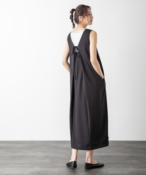 MILLION CARATS（ミリオンカラッツ）の「【ReBasic】2WAYジャンスカ（スカート・レディース・ブラック/ベージュ/ライトグリーン・FREE）」の2枚目の写真