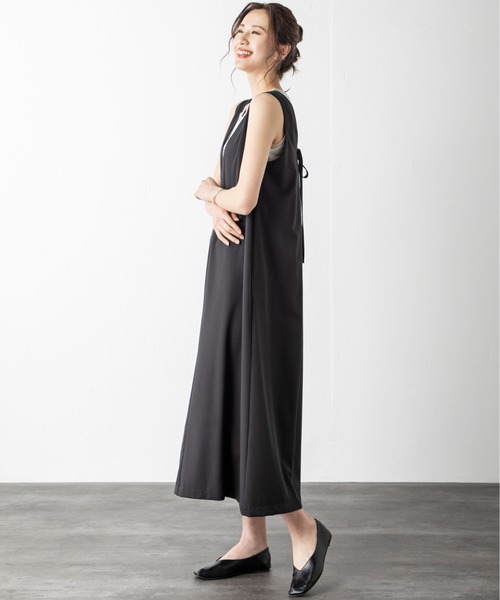 MILLION CARATS（ミリオンカラッツ）の「【ReBasic】2WAYジャンスカ（スカート・レディース・ブラック/ベージュ/ライトグリーン・FREE）」の5枚目の写真