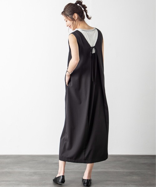 MILLION CARATS（ミリオンカラッツ）の「【ReBasic】2WAYジャンスカ（スカート・レディース・ブラック/ベージュ/ライトグリーン・FREE）」の6枚目の写真