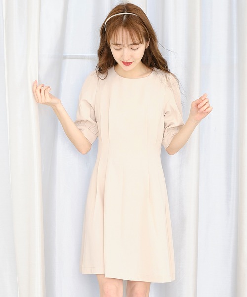 TITTY&CO.（ティティーアンドコー）の「レースケープレイヤードワンピース（ワンピース・レディース・ライトブルー/ブラック/ベージュ・SMALL/MEDIUM）」の14枚目の写真