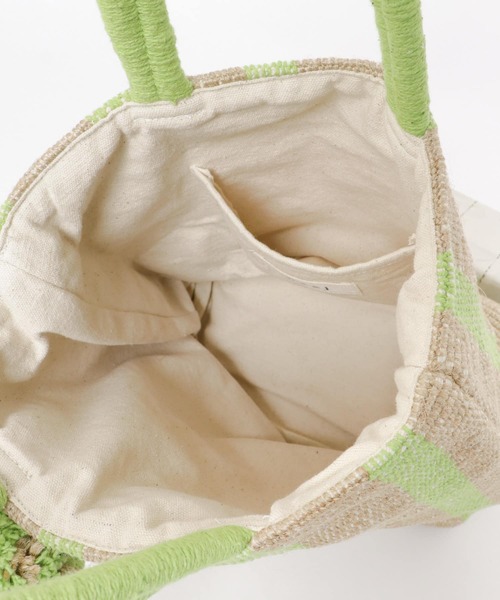 F by ROSSO（エフバイロッソ）の「beej　インドメイドジュートカゴバッグ（かごバッグ・レディース・イエロー系その他/ブラウン/オレンジ・-）」の10枚目の写真