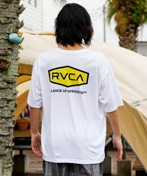 RVCA(ルーカ)の「RVCA/ルーカ ビッグシルエット バックプリントTシャツ BC041-306(Tシャツ/カットソー・メンズ・ブラック/ブラウン/ホワイト・L/S/M)」の6枚目の写真