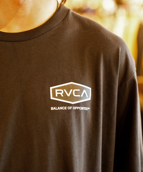 RVCA(ルーカ)の「RVCA/ルーカ ビッグシルエット バックプリントTシャツ BC041-306(Tシャツ/カットソー・メンズ・ブラック/ブラウン/ホワイト・L/S/M)」の16枚目の写真