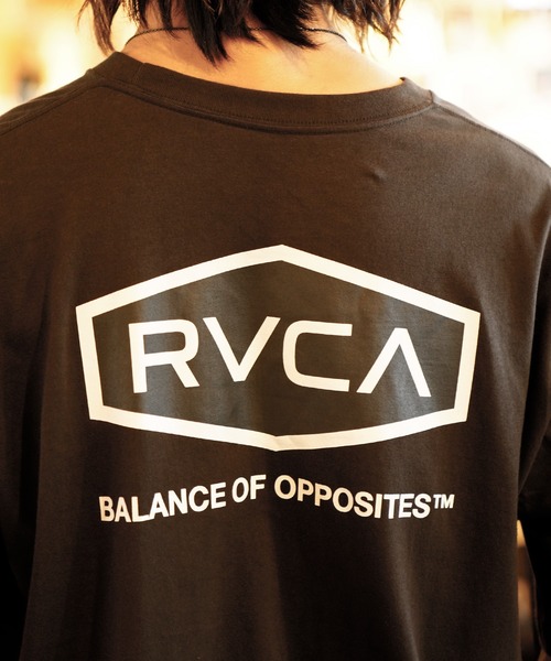 RVCA(ルーカ)の「RVCA/ルーカ ビッグシルエット バックプリントTシャツ BC041-306(Tシャツ/カットソー・メンズ・ブラック/ブラウン/ホワイト・L/S/M)」の19枚目の写真