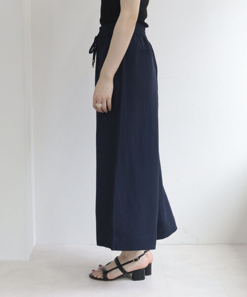 fredy emue(フレディエミュ)の「リネン混イージーパンツ【サイズ展開あり】(その他パンツ・レディース・ベージュ/ネイビー/グリーン・38/36)」の22枚目の写真