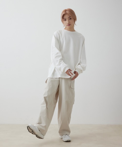 JUNRED（ジュンレッド）の「ライトバギーミリタリーカーゴパンツ（カーゴパンツ・メンズ・ネイビー/カーキ/ホワイト系その他・S/M/L）」の4枚目の写真