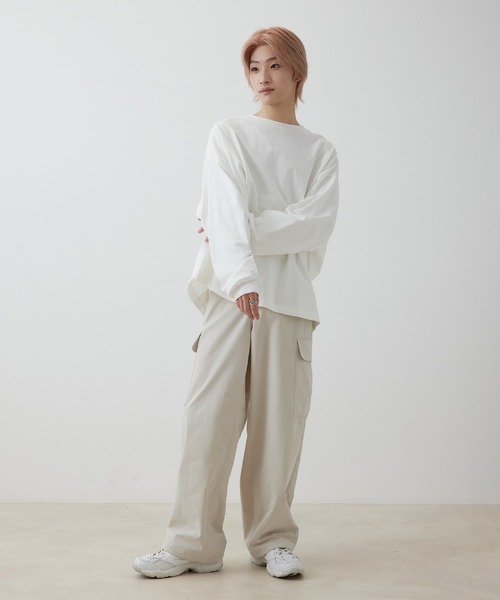 JUNRED（ジュンレッド）の「ライトバギーミリタリーカーゴパンツ（カーゴパンツ・メンズ・ネイビー/カーキ/ホワイト系その他・S/M/L）」の5枚目の写真