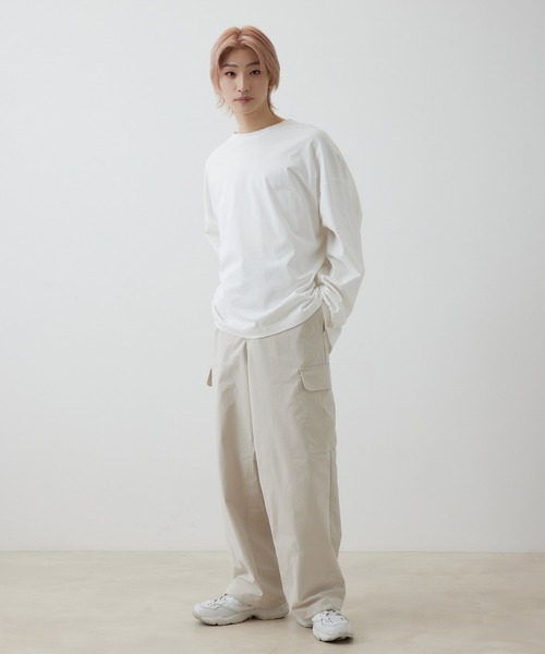 JUNRED（ジュンレッド）の「ライトバギーミリタリーカーゴパンツ（カーゴパンツ・メンズ・ネイビー/カーキ/ホワイト系その他・S/M/L）」の6枚目の写真