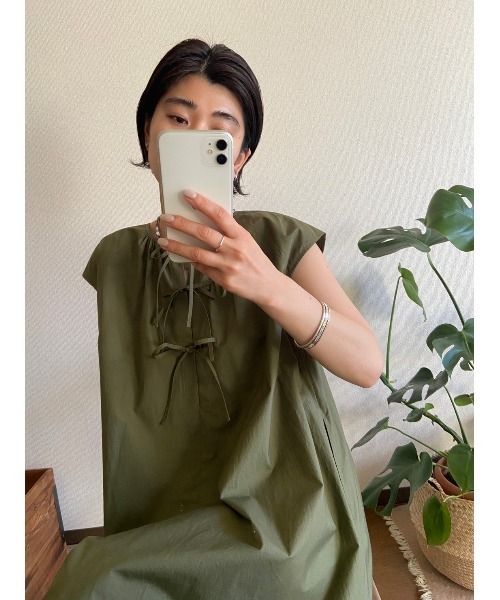 セール Back Ribbon Long One Piece バックリボンワンピース ワンピース Black By Moussy ブラックバイ マウジー のファッション通販 Zozotown