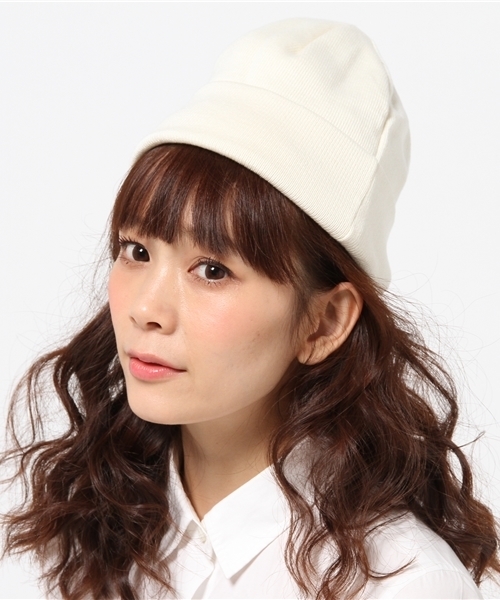 LEUCHTFEUER(ロイフトフォイヤー)の「LEUCHTFEUER / ワッチキャップ 15SS(ニットキャップ/ビーニー・レディース・ナチュラル/レッド系その他/オリーブ/ネイビー・ONE SIZE)」の7枚目の写真