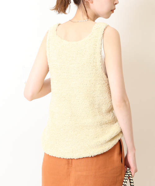 SLOBE IENA(スローブイエナ)の「【MISSING YOU ALREADY】 TOWEL YARN ニット(ニット/セーター・レディース・イエロー/ブラウン・FREE)」の21枚目の写真