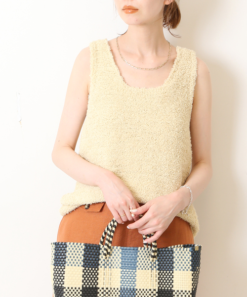 SLOBE IENA(スローブイエナ)の「【MISSING YOU ALREADY】 TOWEL YARN ニット(ニット/セーター・レディース・イエロー/ブラウン・FREE)」の22枚目の写真