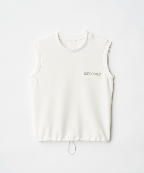 GUACAMOLE(ガカモレ)の「FUNCTIONAL SLEEVELESS TOP(ラッシュガード・レディース・ホワイト/ブラック/ピンク・M)」の11枚目の写真
