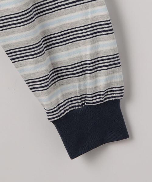 wonderland（ワンダーランド）の「＜wonderland＞ BORDER LONG SLEEVE TEE/カットソー（Tシャツ/カットソー・メンズ・グレー/ブラウン・1/0）」の5枚目の写真