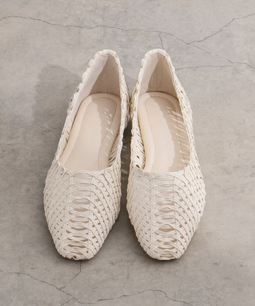 mio notis（ミオノティス）の「メッシュパンプス（パンプス・レディース・ブラック/ベージュ/ホワイト・38/39/36/37）」の2枚目の写真