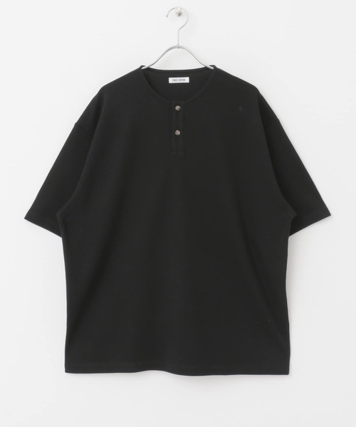 FORK&SPOON（フォークアンドスプーン）の「FORK&SPOON　カノコヘンリーネックTシャツ（Tシャツ/カットソー・メンズ・ブラック/ブラウン・5/4）」の11枚目の写真