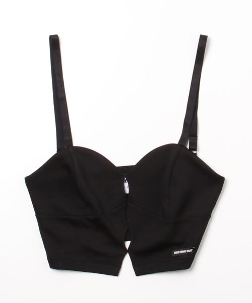 oddoneout(オッドワンアウト)の「A'GEM/9 × .kom『ODD ONE OUT/オッドワンアウト』Slit top&layerd bolero/レイヤードスリットトップ&ボレロ SET(カーディガン/ボレロ・レディース・ブラック・FREE)」の10枚目の写真