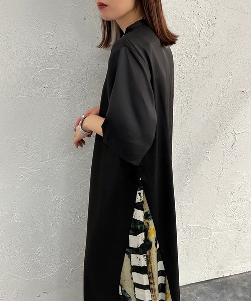 apres jour mignon(アプレジュールミニョン)の「サイド切り替えプリントワンピース【ZOZOTOWN限定アイテム】(ワンピース・レディース・ブラック/ブラック系その他2/ブラック系その他・フリー/X-LARGE)」の19枚目の写真