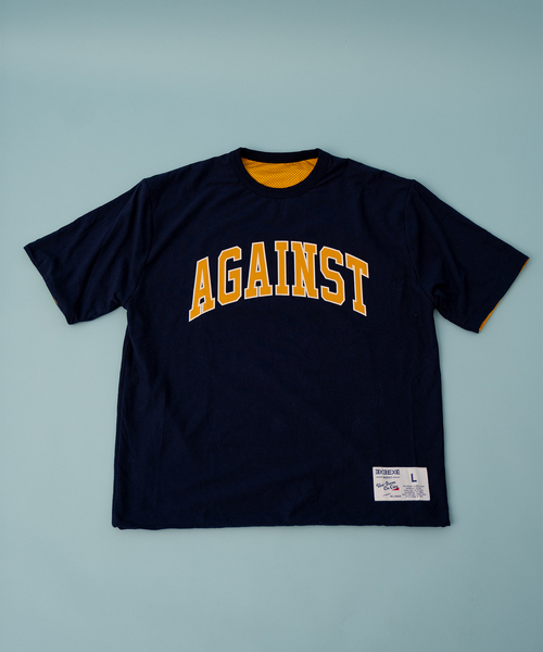 B.C STOCK(ベーセーストック)の「【3x3.EXE】 REVERSIBLE-T(Tシャツ/カットソー・メンズ・ホワイト/ネイビー/ブルー系その他・MEDIUM/LARGE/X-LARGE)」の12枚目の写真