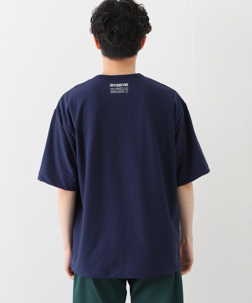 B.C STOCK(ベーセーストック)の「【3x3.EXE】 REVERSIBLE-T(Tシャツ/カットソー・メンズ・ホワイト/ネイビー/ブルー系その他・MEDIUM/LARGE/X-LARGE)」の5枚目の写真