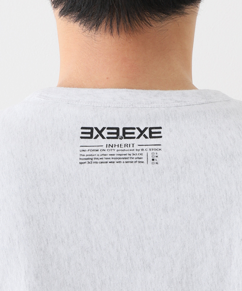 B.C STOCK(ベーセーストック)の「【3x3.EXE】 REVERSIBLE-T(Tシャツ/カットソー・メンズ・ホワイト/ネイビー/ブルー系その他・MEDIUM/LARGE/X-LARGE)」の6枚目の写真