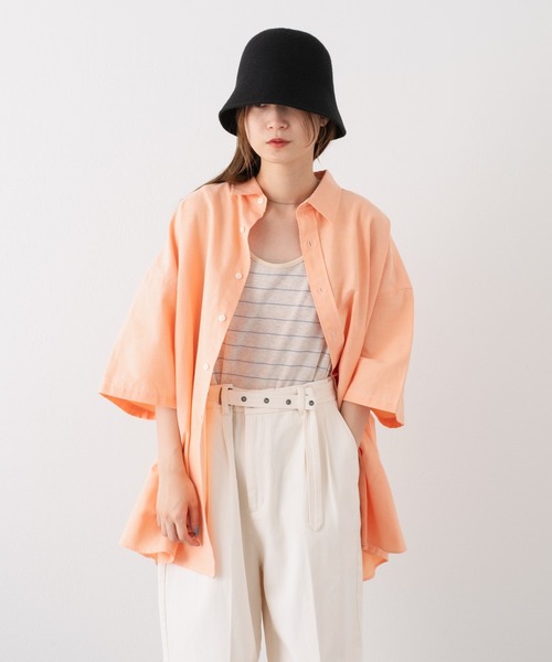 Kastane（カスタネ）の「【WHIMSIC】サーマルタンクトップ（タンクトップ・レディース・チャコールグレー/アイボリー/ミント・FREE）」の8枚目の写真