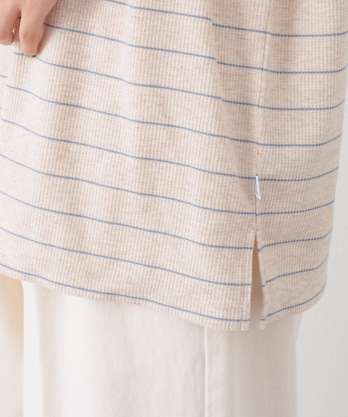 Kastane（カスタネ）の「【WHIMSIC】サーマルタンクトップ（タンクトップ・レディース・チャコールグレー/アイボリー/ミント・FREE）」の4枚目の写真