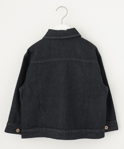CIAOPANIC TYPY（チャオパニックティピー）の「【KIDS】甘織デニムGジャン（デニムジャケット・キッズ・ブラック/ネイビー・SMALL/MEDIUM/LARGE/X-LARGE/XX-LARGE）」の12枚目の写真