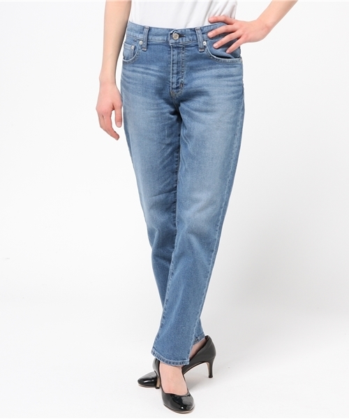 SHIPS（シップス）の「★★ユーズドウォッシュデニムテーパードパンツ◇（デニムパンツ・レディース・インディゴブルー・MEDIUM/SMALL/LARGE）」の13枚目の写真