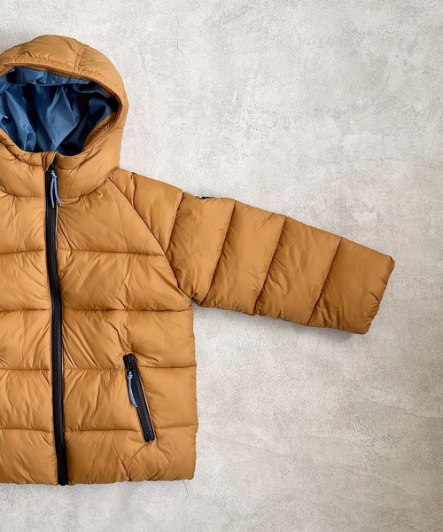 BIG FIELD（ビッグフィールド）の「アトラスマウンテンジャケット(80～150cm)（ダウンジャケット/コート・キッズ・ブラック/パープル/ブラウン/レッド/ブルー/グリーン・90/100/110/120/80/130/95/140/150）」の3枚目の写真